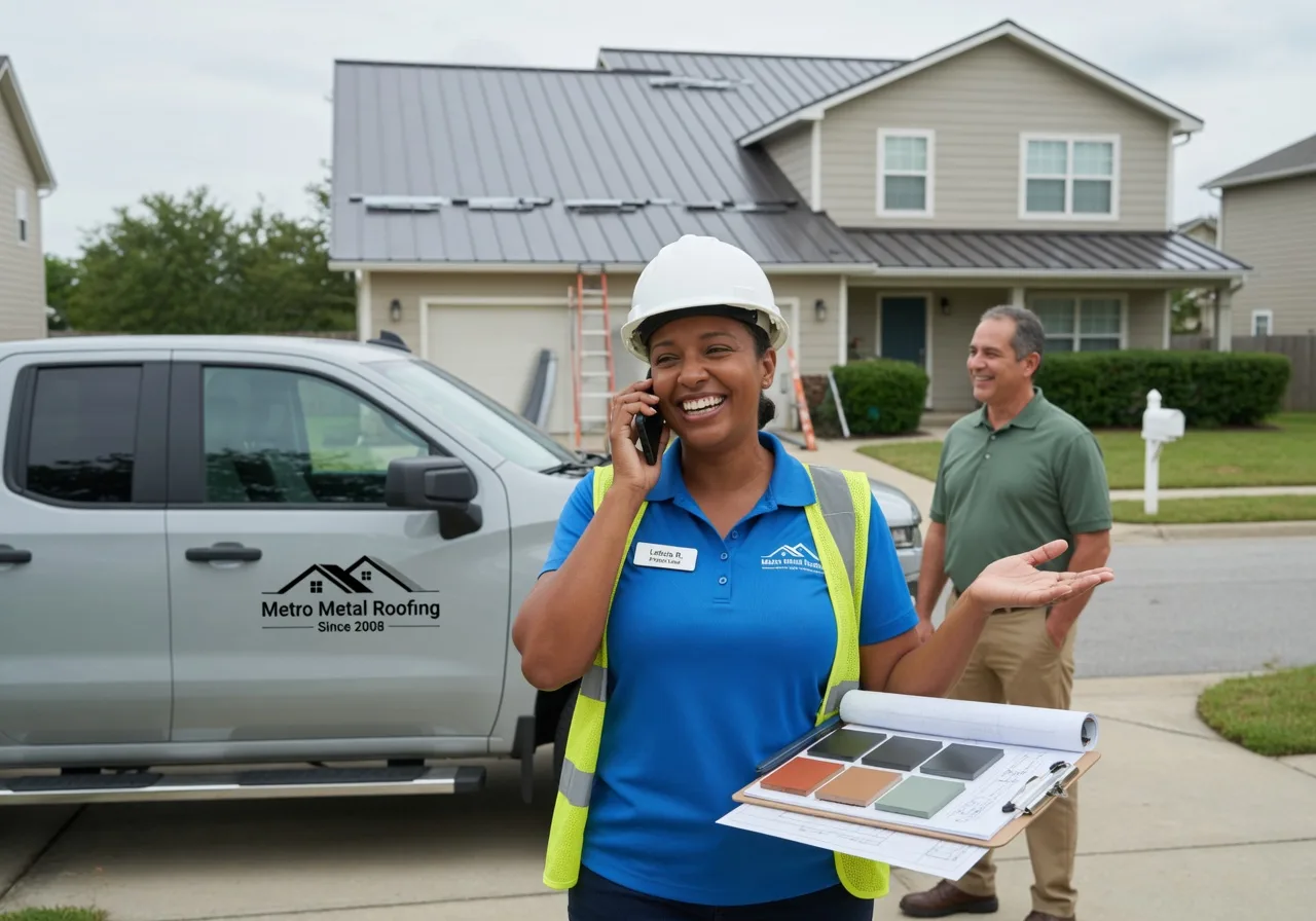 Storm Damage Metal Roof Repair in Portville, NY